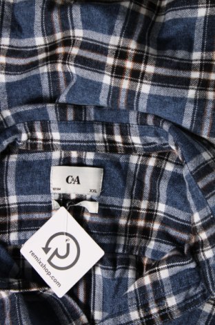 Мъжка риза C&A, Размер XXL, Цвят Син, Цена 15,66 лв.