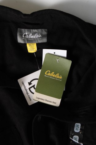 Herrenhemd Cabela's, Größe 5XL, Farbe Schwarz, Preis 23,53 €