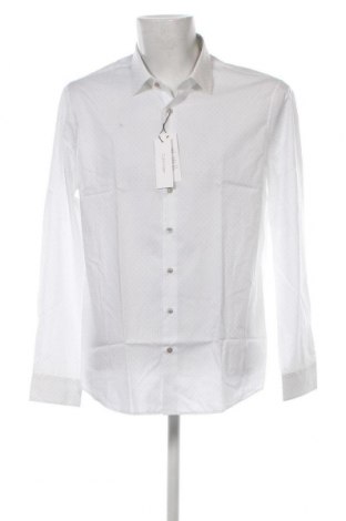 Męska koszula Calvin Klein, Rozmiar XL, Kolor Biały, Cena 361,97 zł
