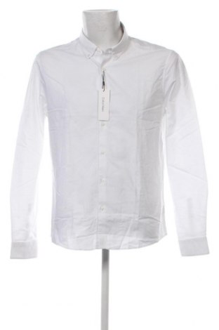 Herrenhemd Calvin Klein, Größe XL, Farbe Weiß, Preis 57,73 €