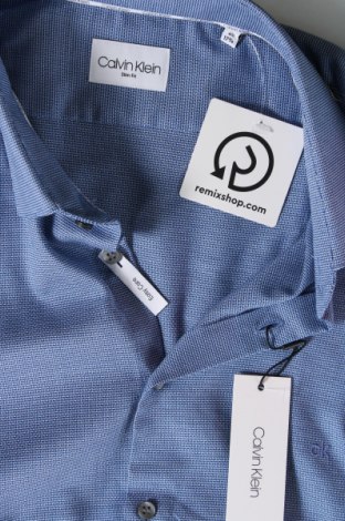 Мъжка риза Calvin Klein, Размер XXL, Цвят Син, Цена 140,00 лв.
