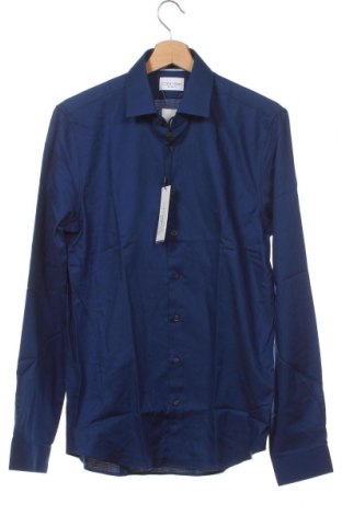 Ανδρικό πουκάμισο Calvin Klein, Μέγεθος M, Χρώμα Μπλέ, Τιμή 43,30 €