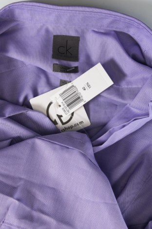 Herrenhemd Calvin Klein, Größe M, Farbe Lila, Preis 38,97 €