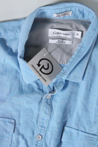 Мъжка риза Calvin Klein, Размер L, Цвят Син, Цена 58,28 лв.