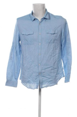 Ανδρικό πουκάμισο Calvin Klein, Μέγεθος L, Χρώμα Μπλέ, Τιμή 37,20 €