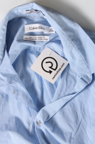 Ανδρικό πουκάμισο Calvin Klein, Μέγεθος S, Χρώμα Μπλέ, Τιμή 38,35 €