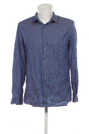 Ανδρικό πουκάμισο Calvin Klein, Μέγεθος L, Χρώμα Μπλέ, Τιμή 19,96 €