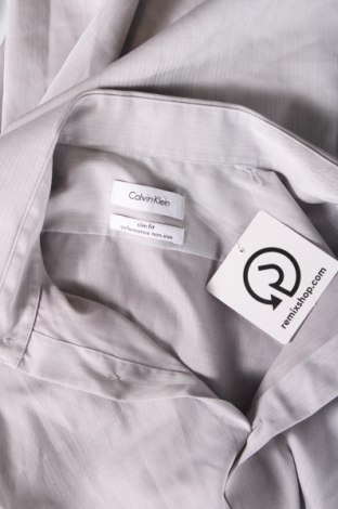 Мъжка риза Calvin Klein, Размер M, Цвят Сив, Цена 77,83 лв.