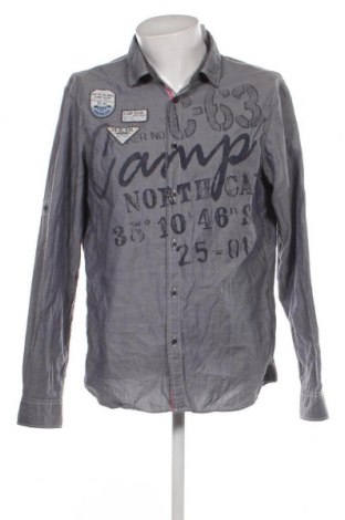 Мъжка риза Camp David, Размер L, Цвят Син, Цена 53,35 лв.