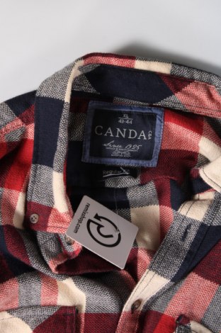 Ανδρικό πουκάμισο Canda, Μέγεθος XL, Χρώμα Πολύχρωμο, Τιμή 9,69 €
