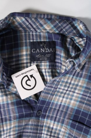 Ανδρικό πουκάμισο Canda, Μέγεθος L, Χρώμα Μπλέ, Τιμή 6,10 €