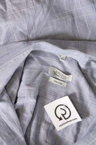 Ανδρικό πουκάμισο Canda, Μέγεθος L, Χρώμα Γκρί, Τιμή 9,69 €