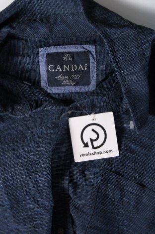 Herrenhemd Canda, Größe XXL, Farbe Blau, Preis 9,00 €