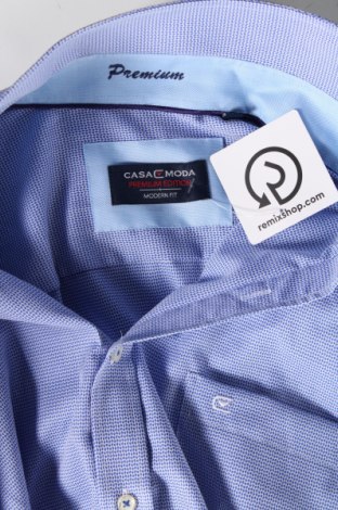 Ανδρικό πουκάμισο Casa Moda, Μέγεθος M, Χρώμα Μπλέ, Τιμή 26,88 €