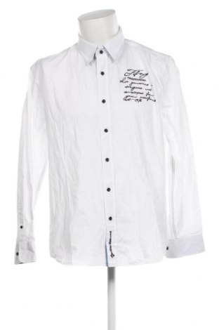 Ανδρικό πουκάμισο Castellani, Μέγεθος XL, Χρώμα Λευκό, Τιμή 11,58 €