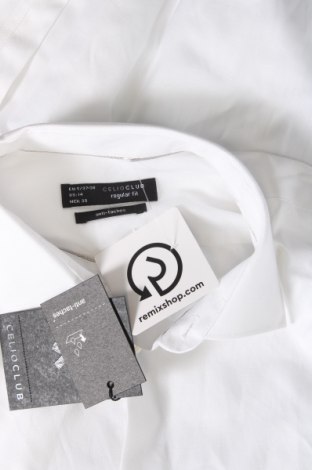 Herrenhemd Celio, Größe S, Farbe Weiß, Preis € 23,71