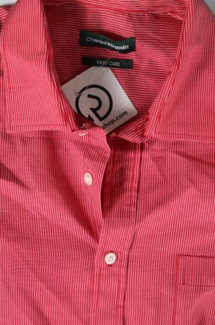 Ανδρικό πουκάμισο Charles Vogele, Μέγεθος L, Χρώμα Κόκκινο, Τιμή 9,15 €