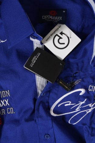 Pánská košile  Cipo & Baxx, Velikost M, Barva Modrá, Cena  603,00 Kč