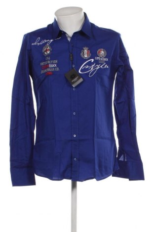 Herrenhemd Cipo & Baxx, Größe M, Farbe Blau, Preis € 5,95