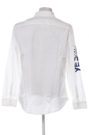 Мъжка риза Desigual, Размер XL, Цвят Бял, Цена 124,00 лв.