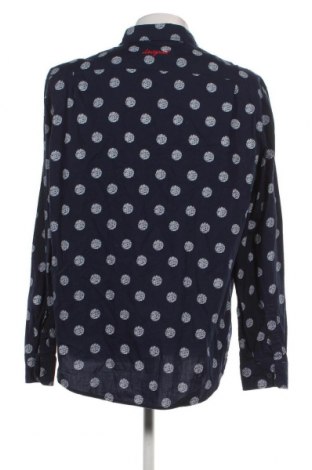 Ανδρικό πουκάμισο Desigual, Μέγεθος XXL, Χρώμα Μπλέ, Τιμή 34,02 €