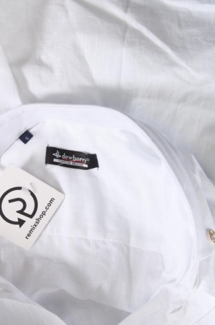 Ανδρικό πουκάμισο Dewberry, Μέγεθος S, Χρώμα Λευκό, Τιμή 23,71 €