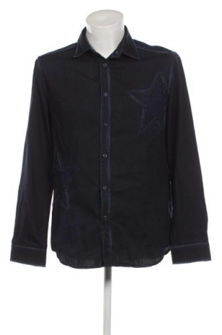 Ανδρικό πουκάμισο Diesel, Μέγεθος XL, Χρώμα Μπλέ, Τιμή 49,90 €