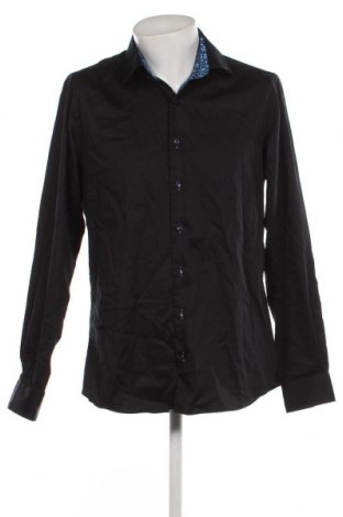 Мъжка риза Dressmann, Размер L, Цвят Черен, Цена 17,34 лв.