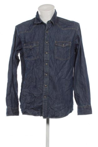 Ανδρικό πουκάμισο Dressmann, Μέγεθος XL, Χρώμα Μπλέ, Τιμή 35,55 €