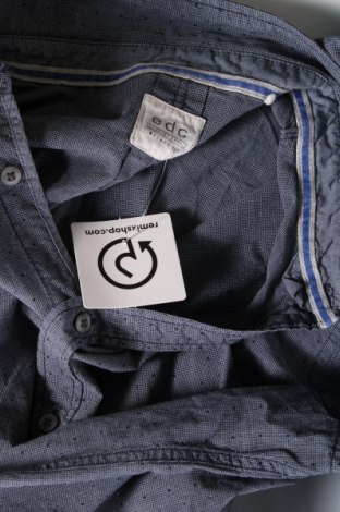 Ανδρικό πουκάμισο Edc By Esprit, Μέγεθος XXL, Χρώμα Μπλέ, Τιμή 11,36 €