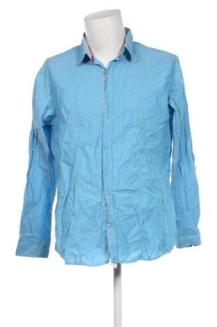 Ανδρικό πουκάμισο Engbers, Μέγεθος L, Χρώμα Μπλέ, Τιμή 34,02 €