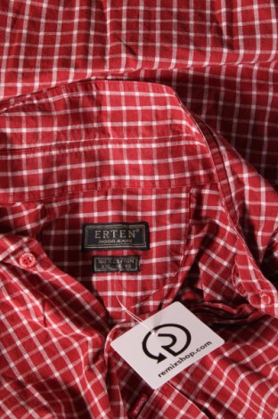 Ανδρικό πουκάμισο Erten, Μέγεθος XXL, Χρώμα Κόκκινο, Τιμή 6,91 €