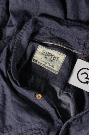Мъжка риза Esprit, Размер L, Цвят Син, Цена 20,40 лв.