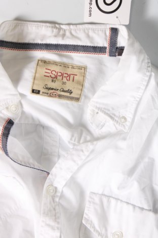 Ανδρικό πουκάμισο Esprit, Μέγεθος L, Χρώμα Λευκό, Τιμή 21,03 €