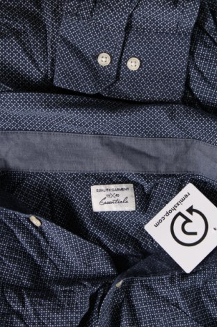 Мъжка риза Essentials by Tchibo, Размер L, Цвят Син, Цена 16,53 лв.