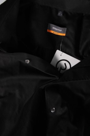 Ανδρικό πουκάμισο Eterna, Μέγεθος XL, Χρώμα Μαύρο, Τιμή 16,03 €