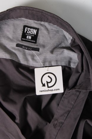 Herrenhemd FSBN, Größe M, Farbe Grau, Preis € 5,19