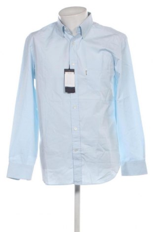 Мъжка риза Faconnable, Размер L, Цвят Син, Цена 216,00 лв.