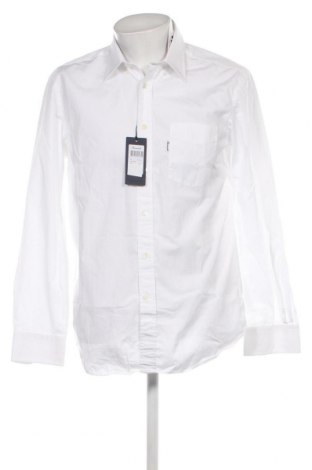 Męska koszula Faconnable, Rozmiar L, Kolor Biały, Cena 483,62 zł