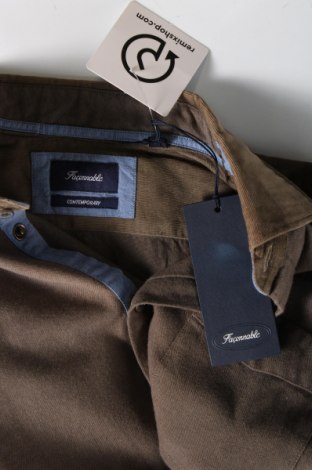 Herrenhemd Faconnable, Größe M, Farbe Grün, Preis 101,32 €
