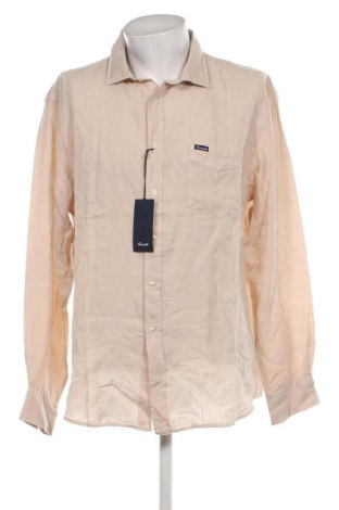 Ανδρικό πουκάμισο Faconnable, Μέγεθος XXL, Χρώμα  Μπέζ, Τιμή 108,00 €