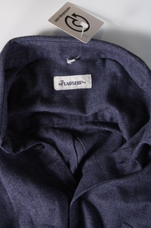 Ανδρικό πουκάμισο Flagship, Μέγεθος L, Χρώμα Μπλέ, Τιμή 6,01 €