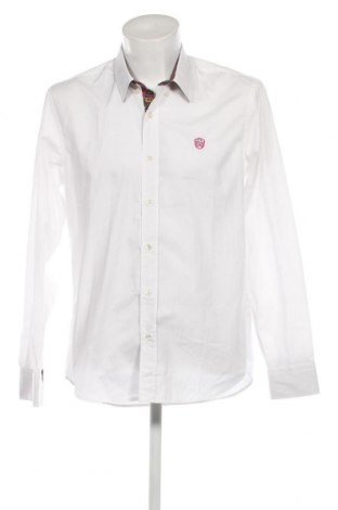Herrenhemd Galvanni, Größe S, Farbe Weiß, Preis 18,28 €
