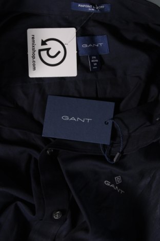 Ανδρικό πουκάμισο Gant, Μέγεθος XXL, Χρώμα Μπλέ, Τιμή 70,54 €