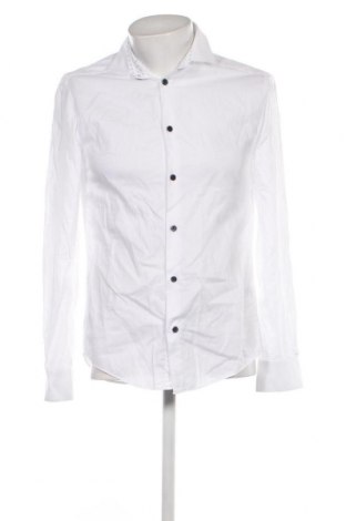 Мъжка риза H&M, Размер S, Цвят Бял, Цена 14,50 лв.