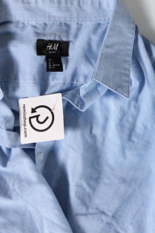 Мъжка риза H&M, Размер L, Цвят Син, Цена 15,66 лв.