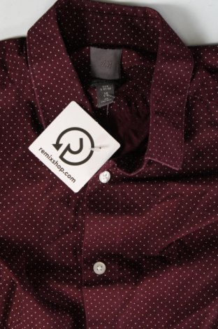 Мъжка риза H&M, Размер S, Цвят Червен, Цена 49,09 лв.