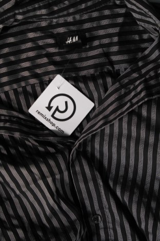 Herrenhemd H&M, Größe M, Farbe Schwarz, Preis 7,06 €