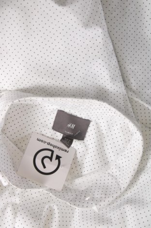 Мъжка риза H&M, Размер M, Цвят Бял, Цена 29,33 лв.