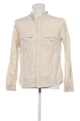 Ανδρικό πουκάμισο H&M Divided, Μέγεθος M, Χρώμα Εκρού, Τιμή 17,94 €